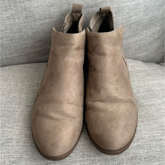 Suede Tan Booties - Picture 2 of 5
